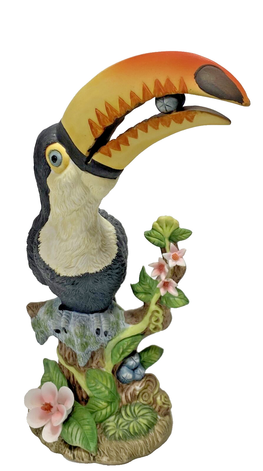 Vintage Toucan Tropical Colorful Ceramic Bird Figurine Home Decor 9\