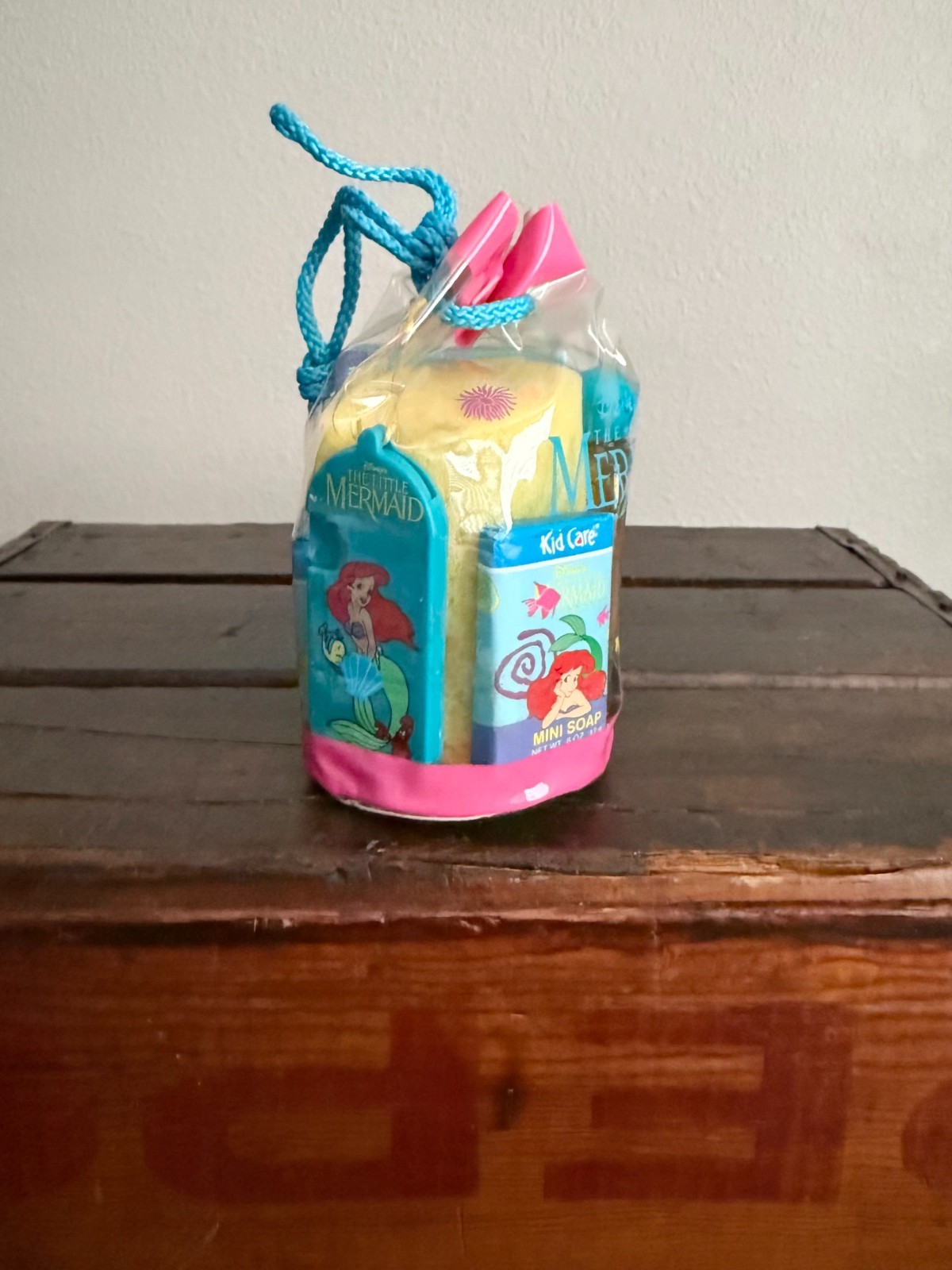 Vintage 90s Little Mermaid Kid Care Fins N Fun Bath Caddy