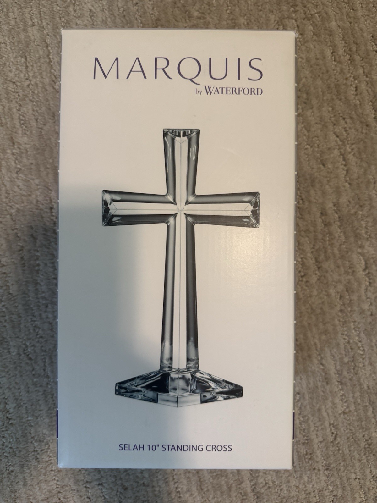 Marquis By Waterford Crystal Selah Standing Cross 10\