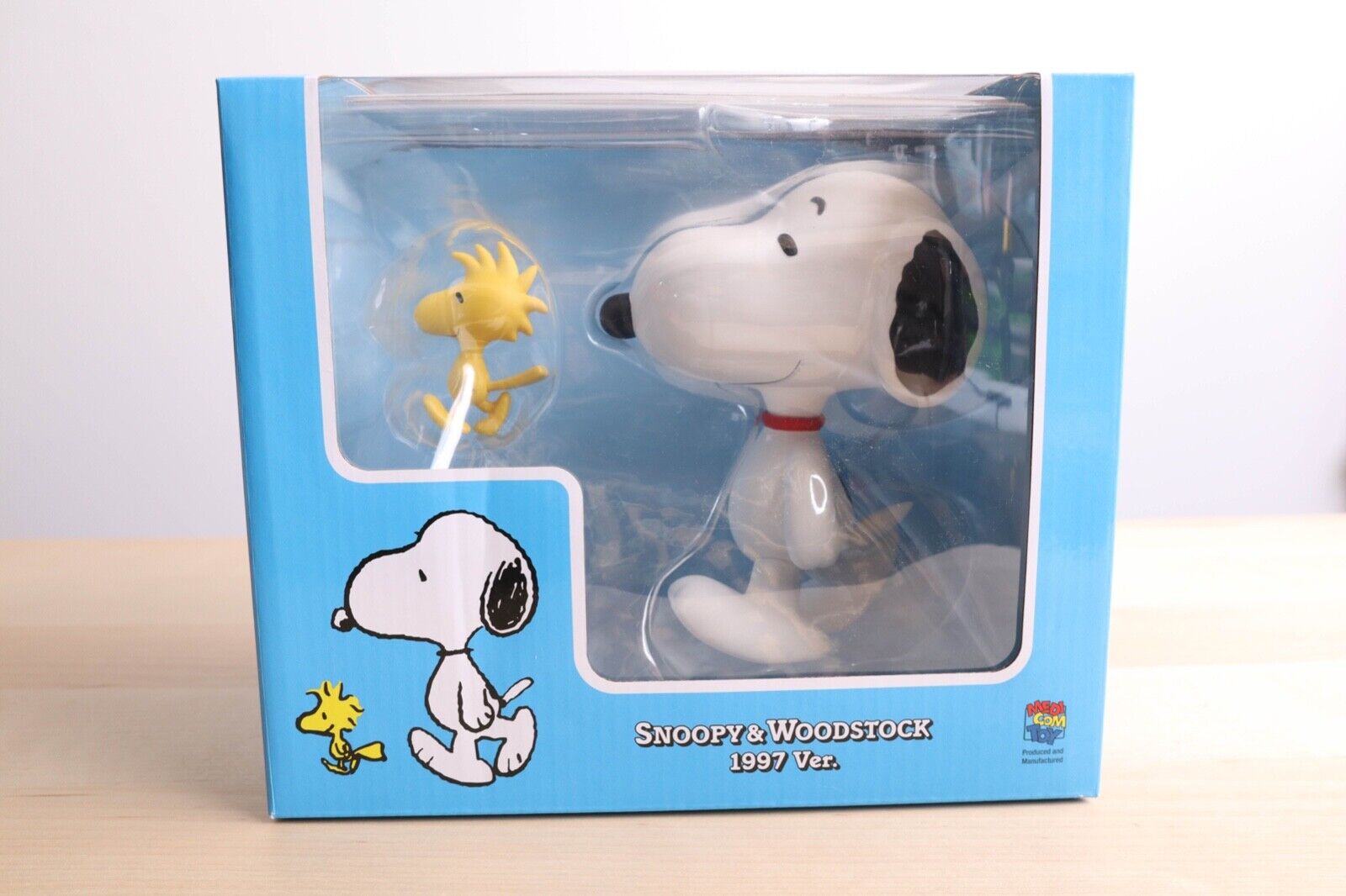 Peanuts VCD Snoopy & Woodstock 1997 Ver. White Figures Medicom