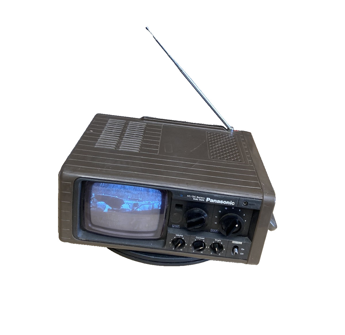 Panasonic Solid State TR-525 Portable Television 1975 Tested Working Panasonic Solid State TR-525 Portable Television 1975 Tested Working