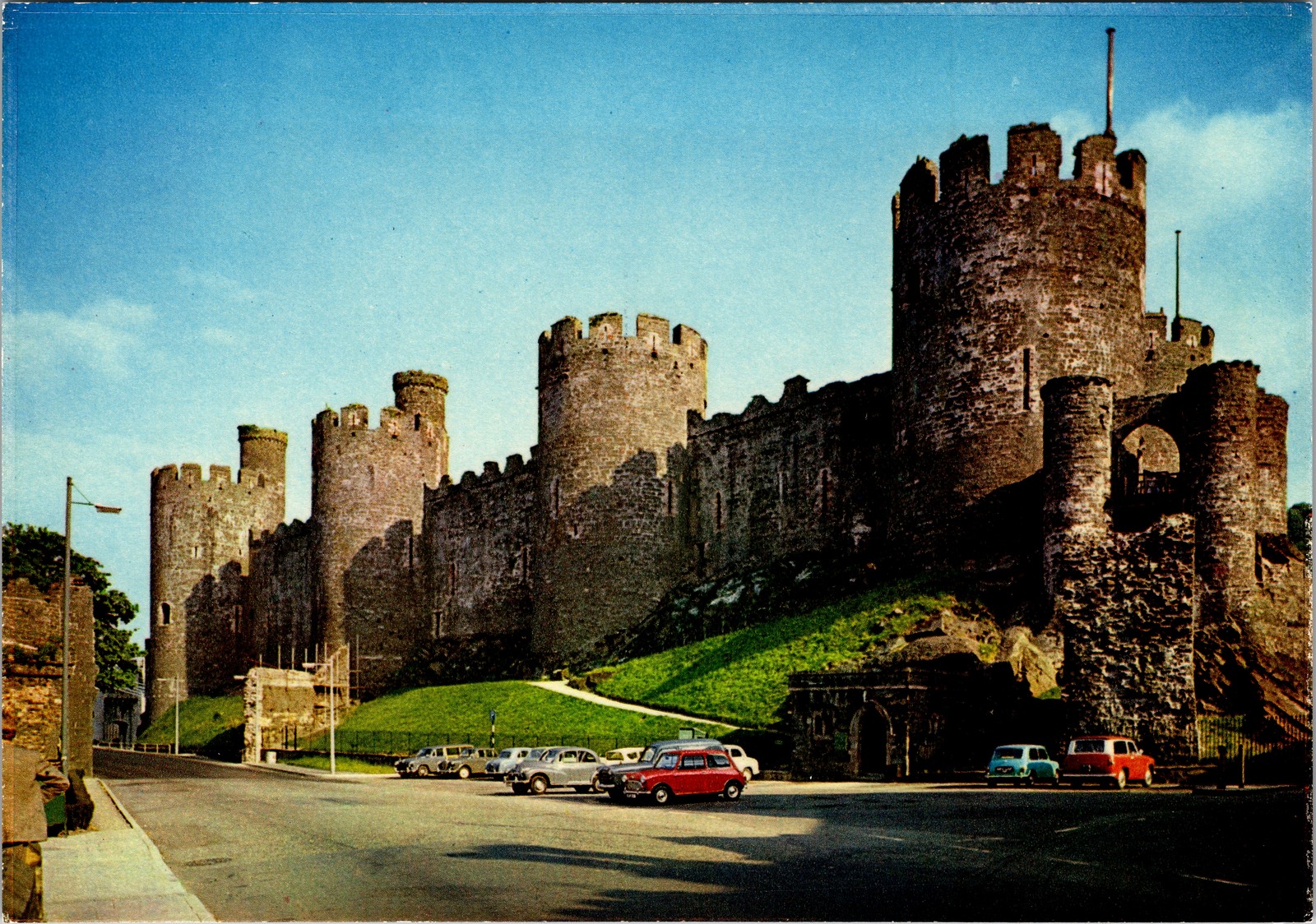 Conwy Castle Gwynedd North Front Postcard England J. Arthur Dixon Ltd.