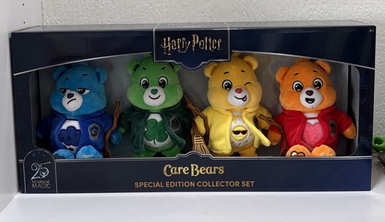 Care Bears Harry Potter Special Edition Collector Set Exclusive (4 Bears) *NEW**
