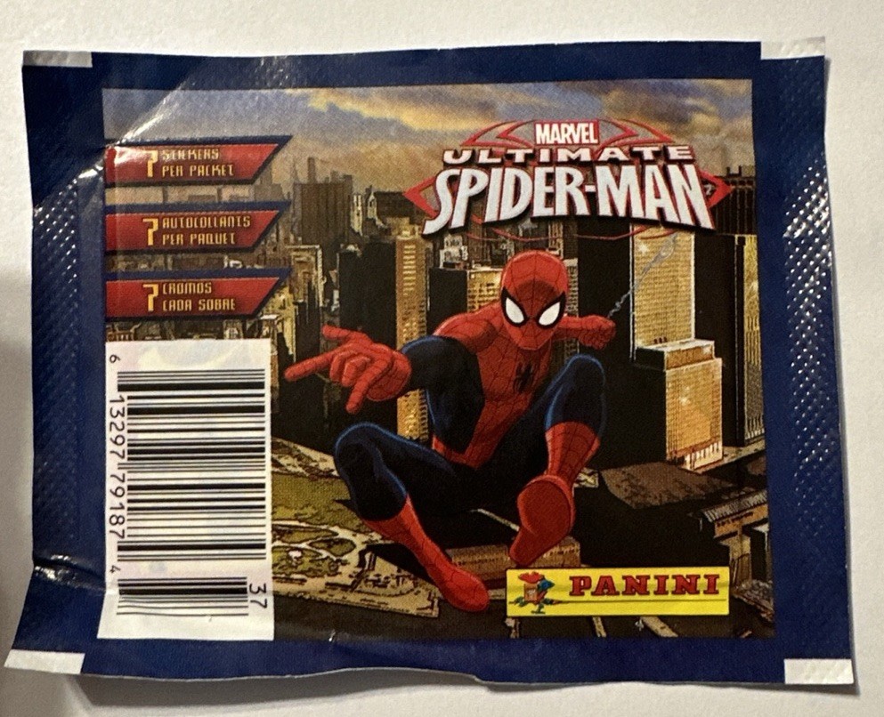 (1) 2014 Panini Ultimate Spider-Man Sealed Sticker Pack