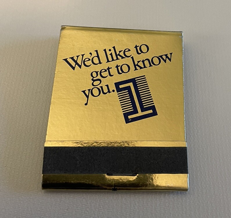 Vintage First National Bank Of Oregon* Matchbook Full Unstruck Vintage First National Bank Of Oregon* Matchbook Full Unstruck