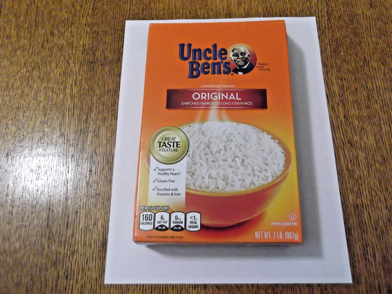 UNCLE BEN’S Original Rice Box Discontinued 2022 Excellent USA 