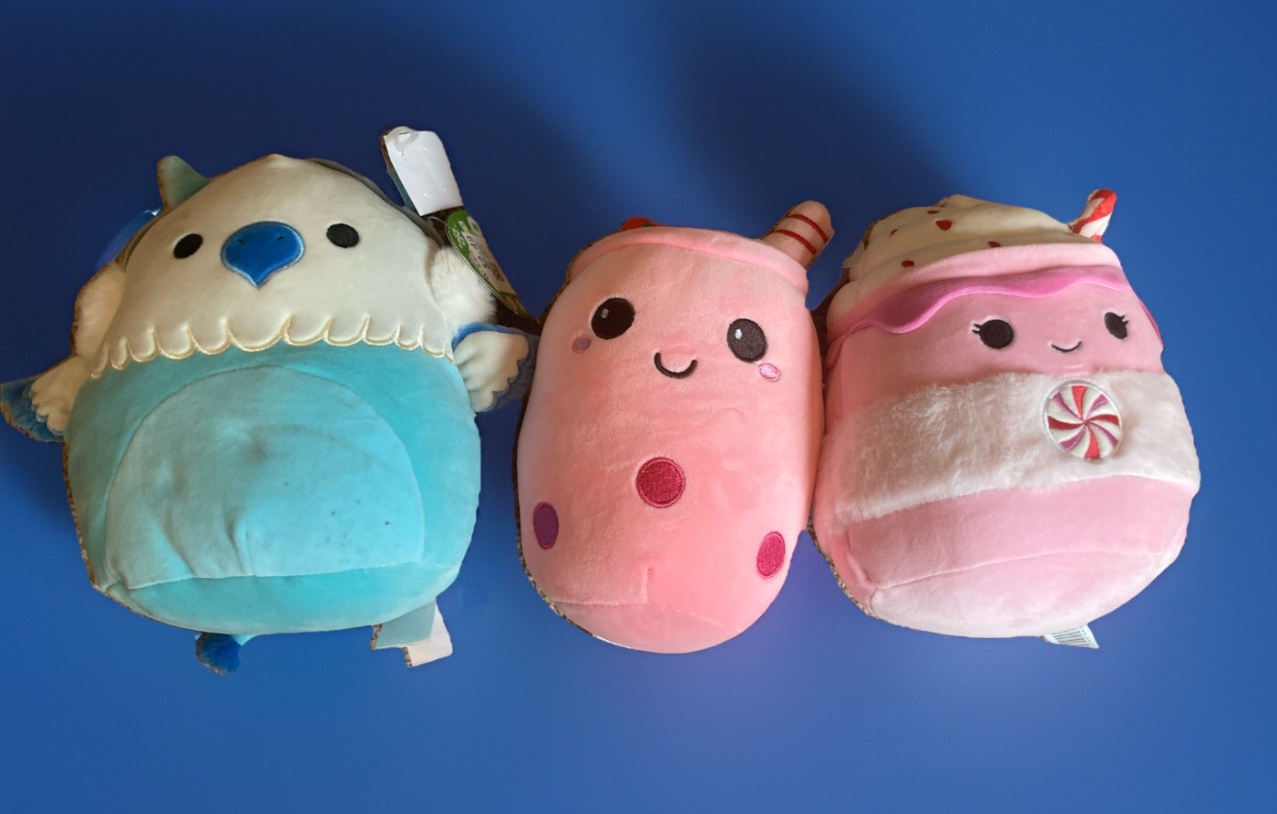 Squishmallows Strawberry Pink Boba, Duane, Ethel