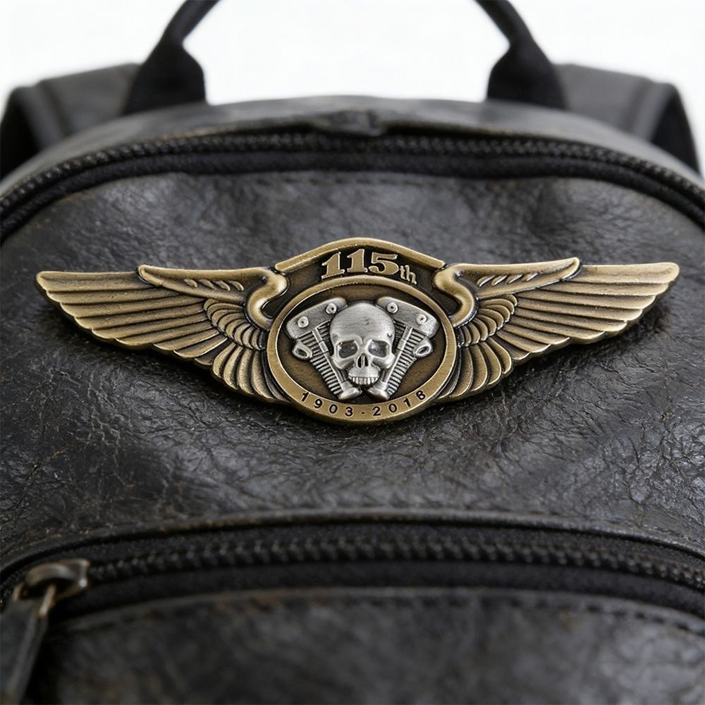 Skull Wing Biker Vintage Lapel Pin Fashion Metal Badge Accessory  T#1