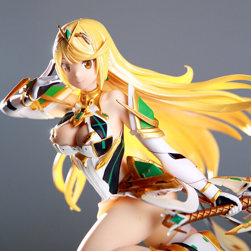 Xenoblade 2 Figure Mythra Pyra 1/7 scale PVC Model Action Figures Fighting Toys