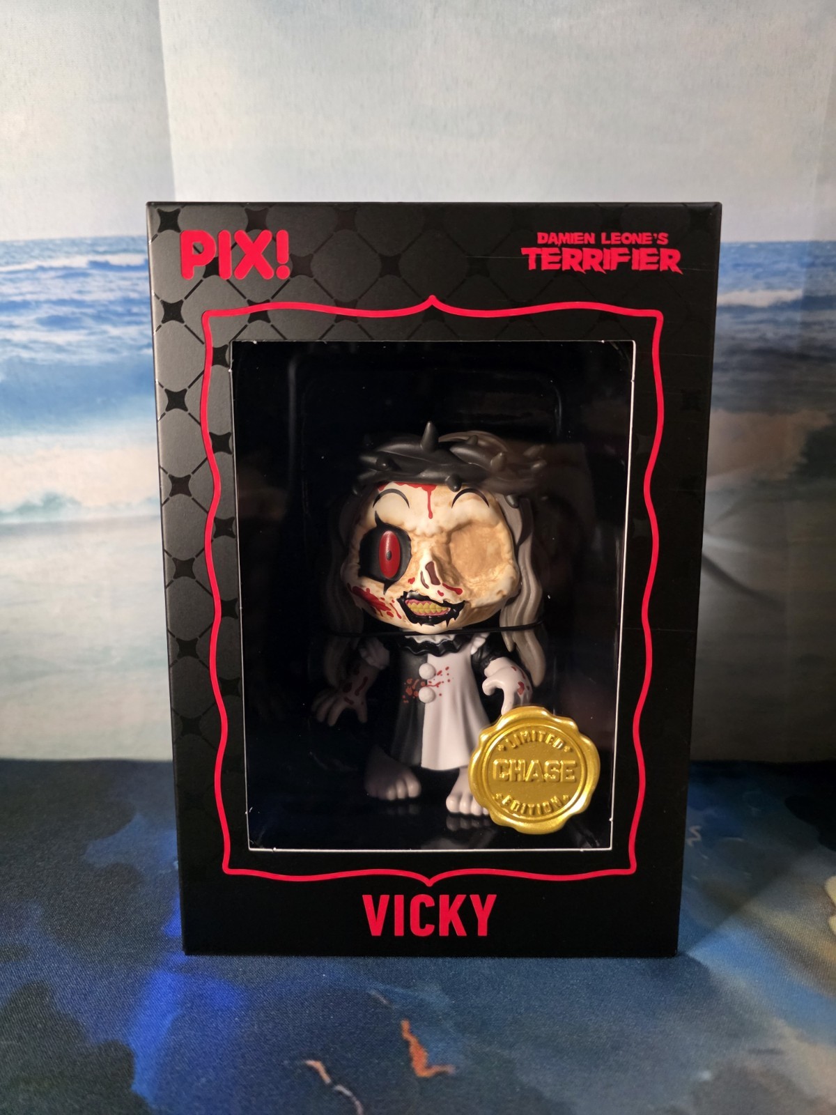 Thrilljoy PIX Terrifier Little Pale Girl Limited Edition Chase Vicky Figure