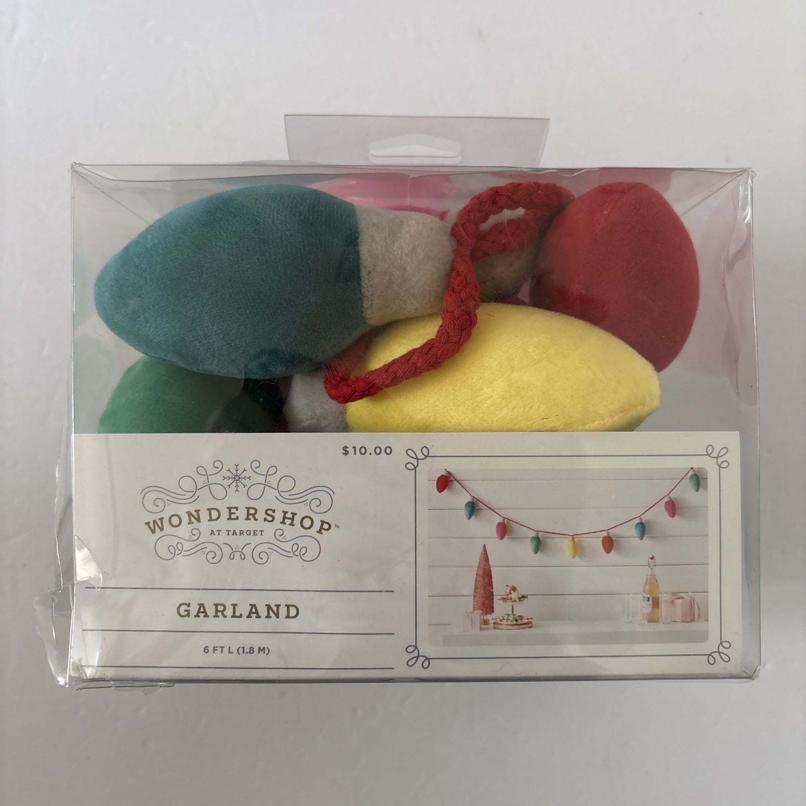 Wondershop at Target Plush Christmas Light Bulbs Garland