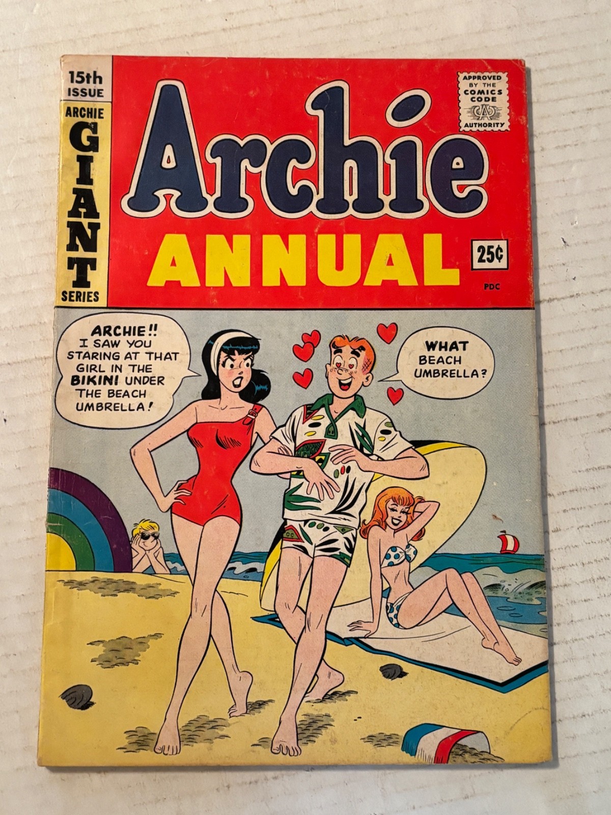 1964 Archie Annual #15 Comic Book /D643