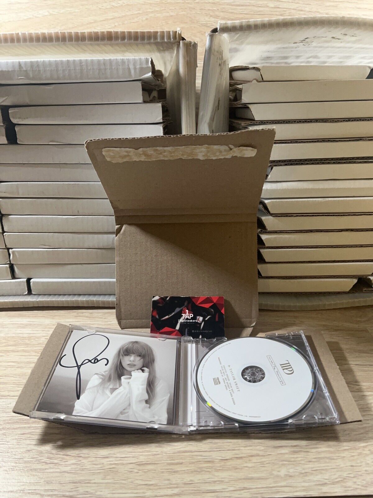Tortured Poets Department CD + Bonus Track The Manuscript W/ Hand Signed Photo
