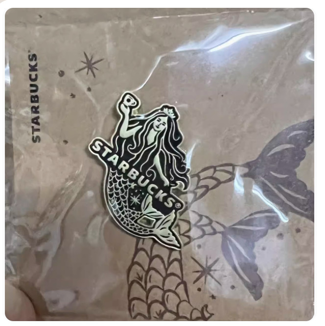 2022 China Starbucks coffee Monthly Service Mermaid Pin Exlusive