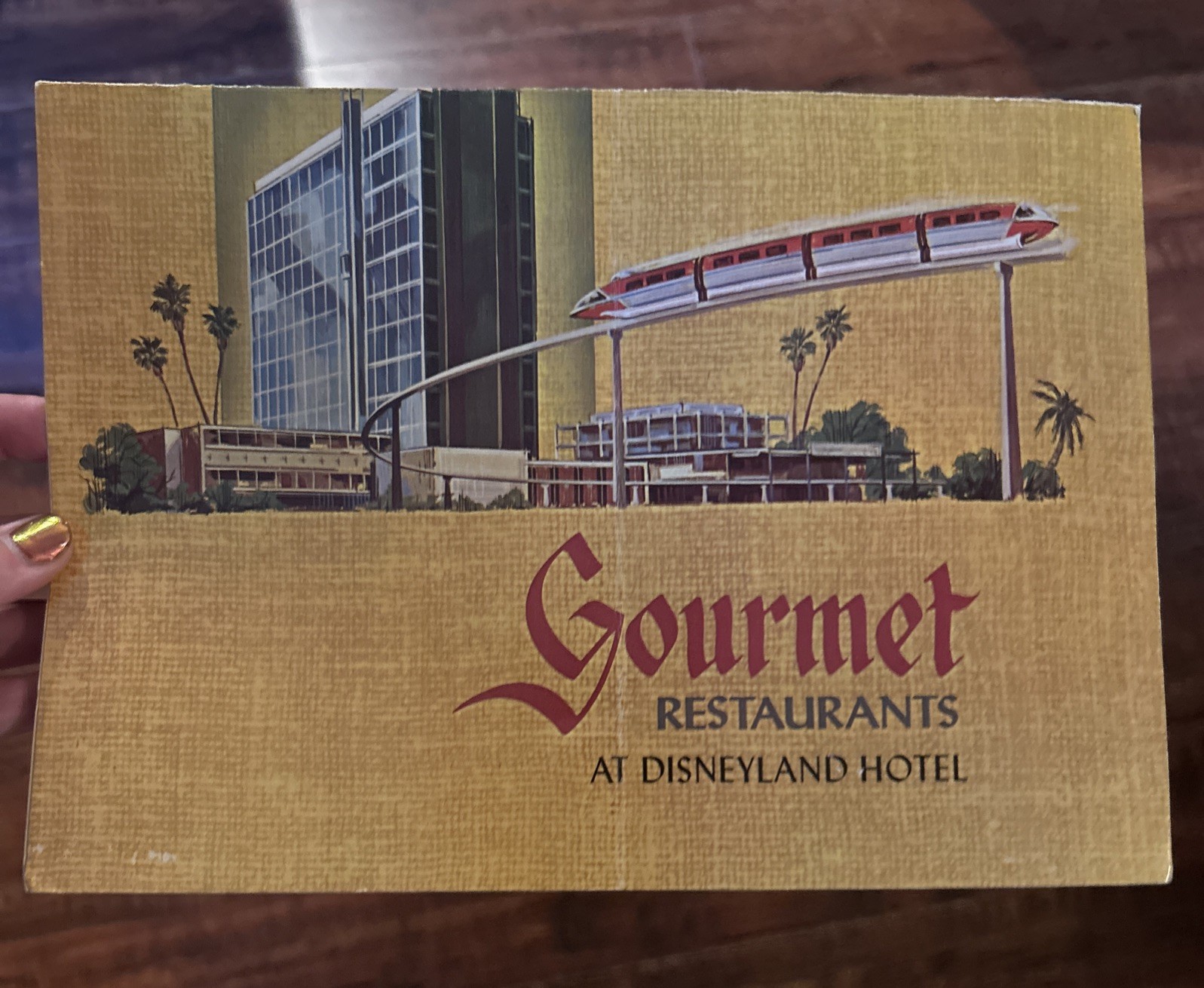 1960s Disneyland Gourmet Restaurant Disneyland Hotel Coffee Shop Menu RARE