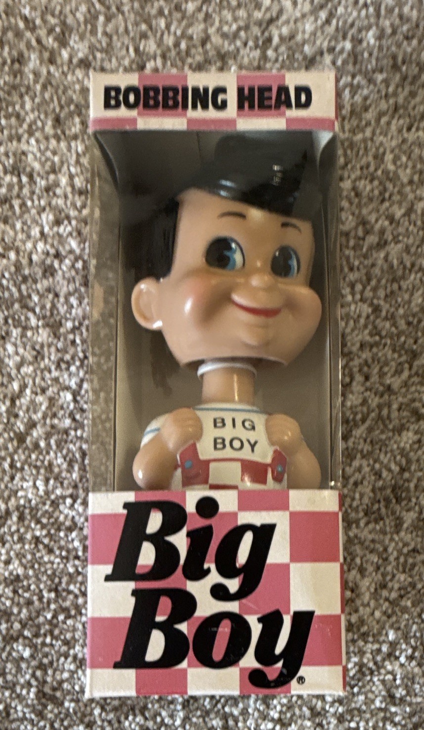 Vintage 1998 Funko Big Boy Bobblehead Bobbing Head Original Box