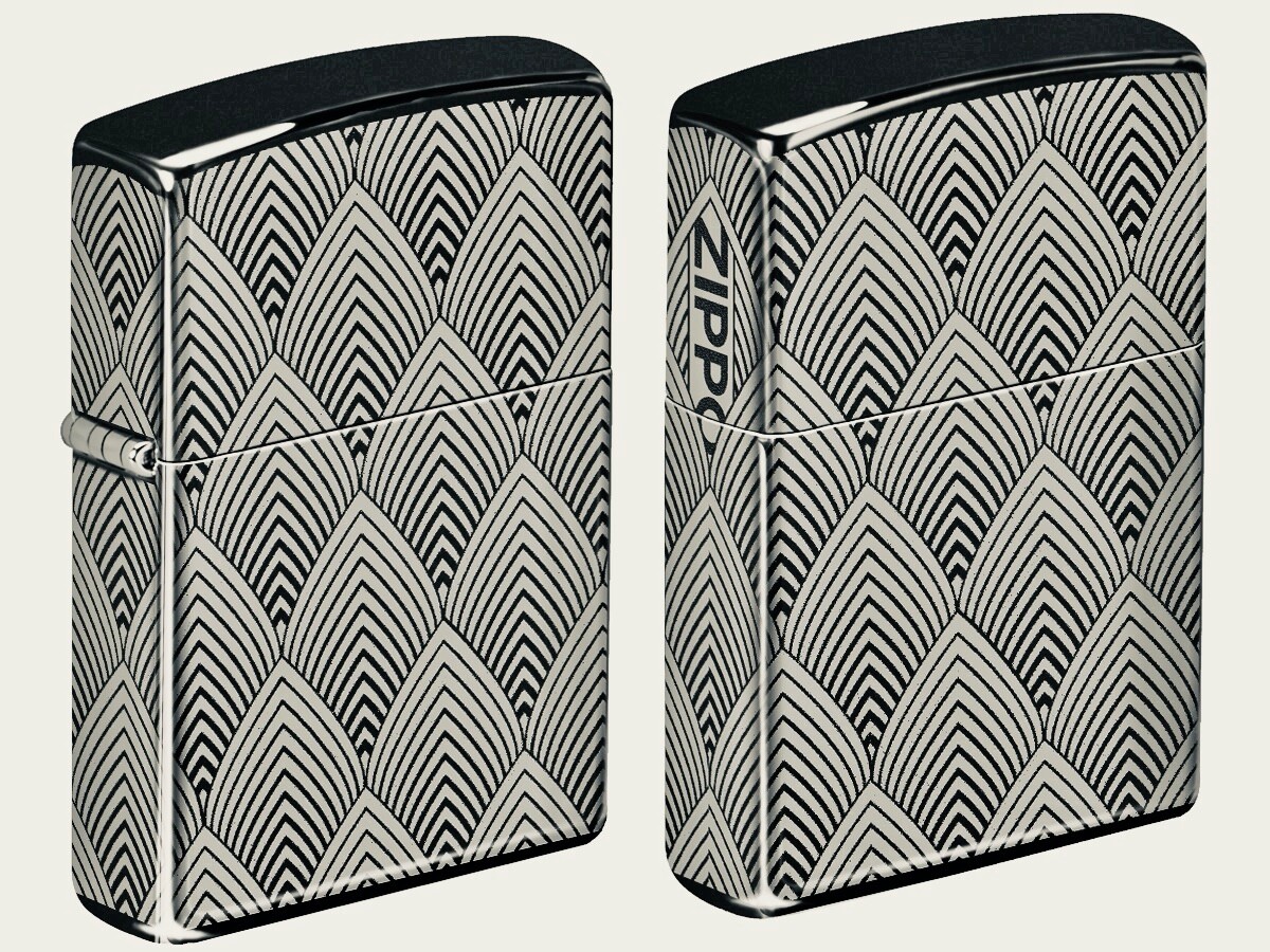 Zippo Windproof Lighter, Engraved Leaves With Zippo Logo , 99364, New In Box