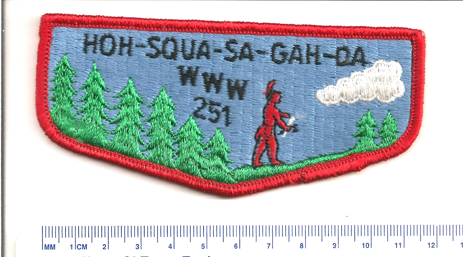HOH-SQUA-SA-GAH-DA LODGE 251   S1  FLAP  PENNSYLVANIA  MINT OA