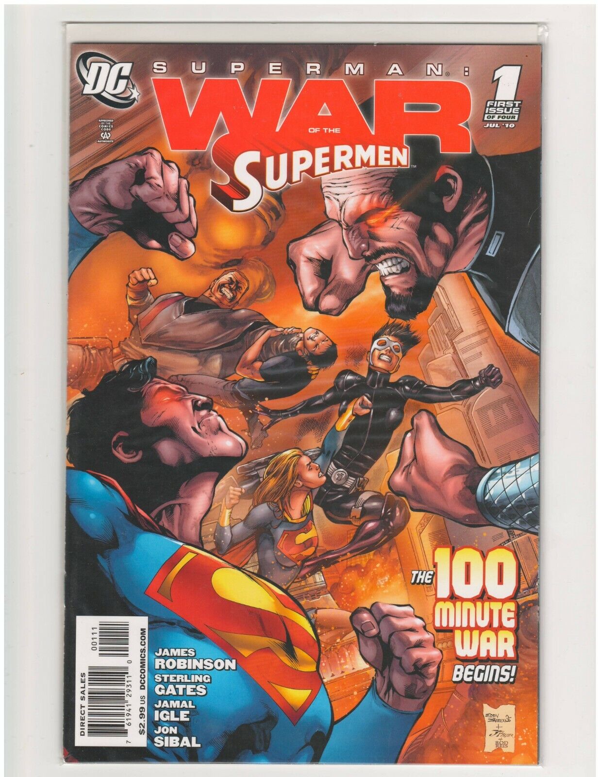  War of the Supermen DC Comic Books : 0,1, 2, 3 & 4 Lot Superman Supergirl DCU