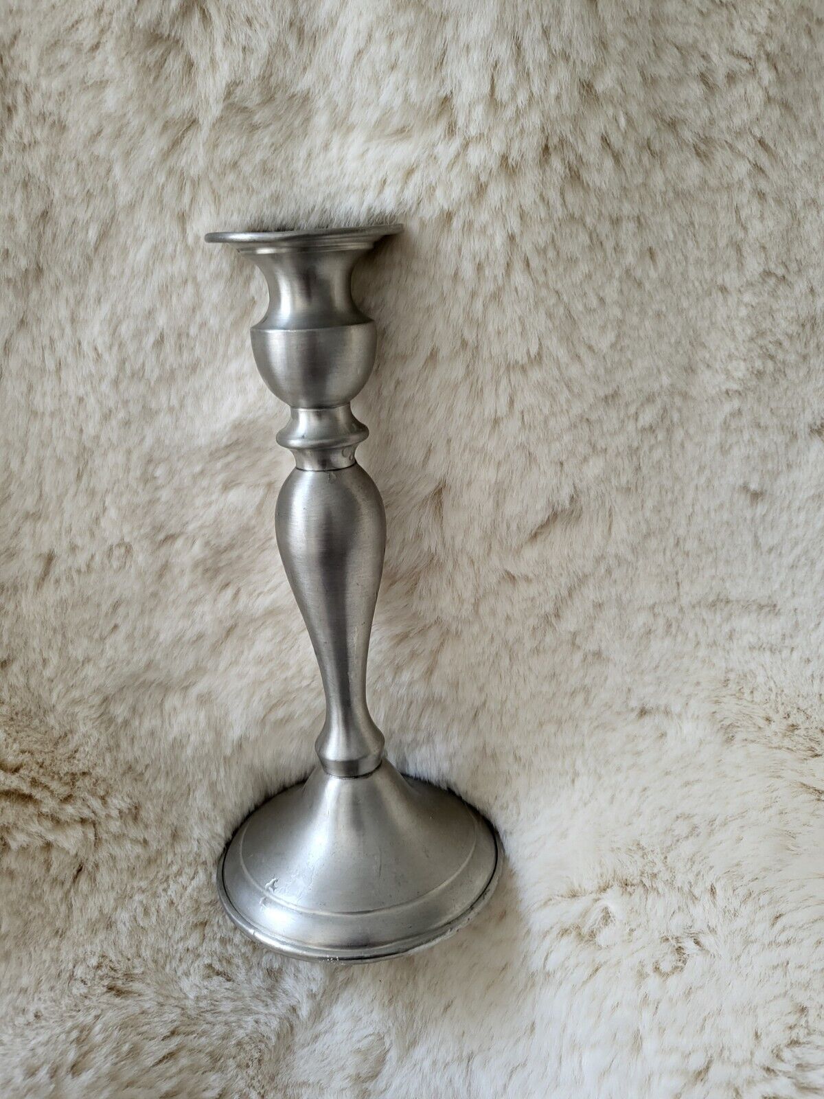 Vintage Lennox weighted Genuine Pewter Candlestick