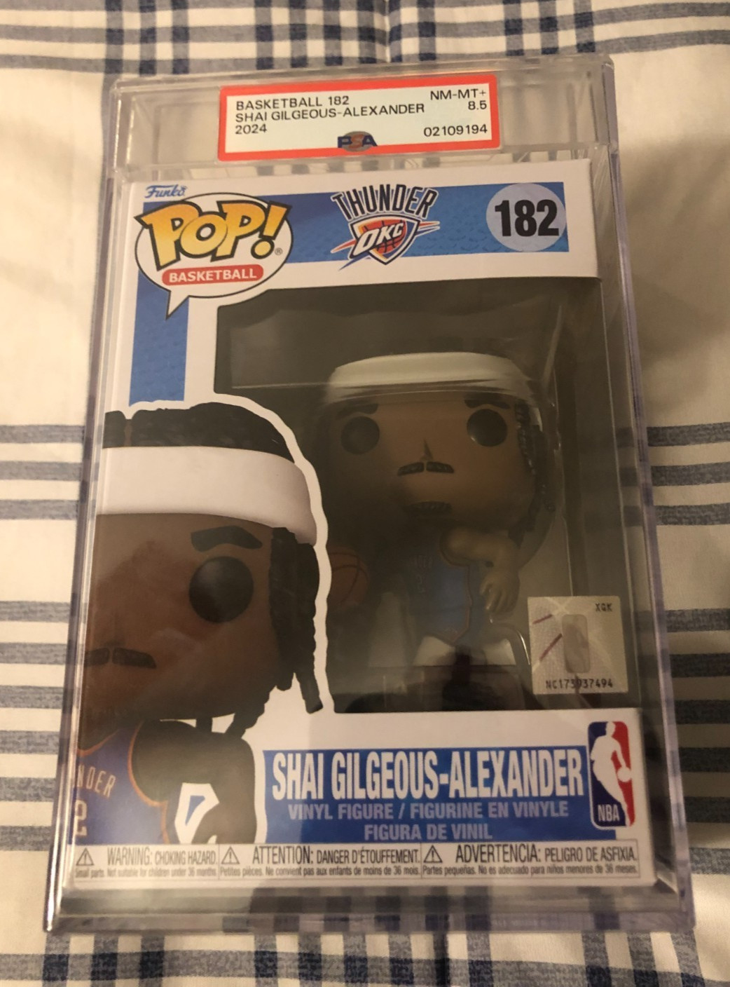 SHAI GILGEOUS-ALEXANDER FUNKO POP #182-PSA GRADED NM-MT+8.5-02109194-ROOKIE