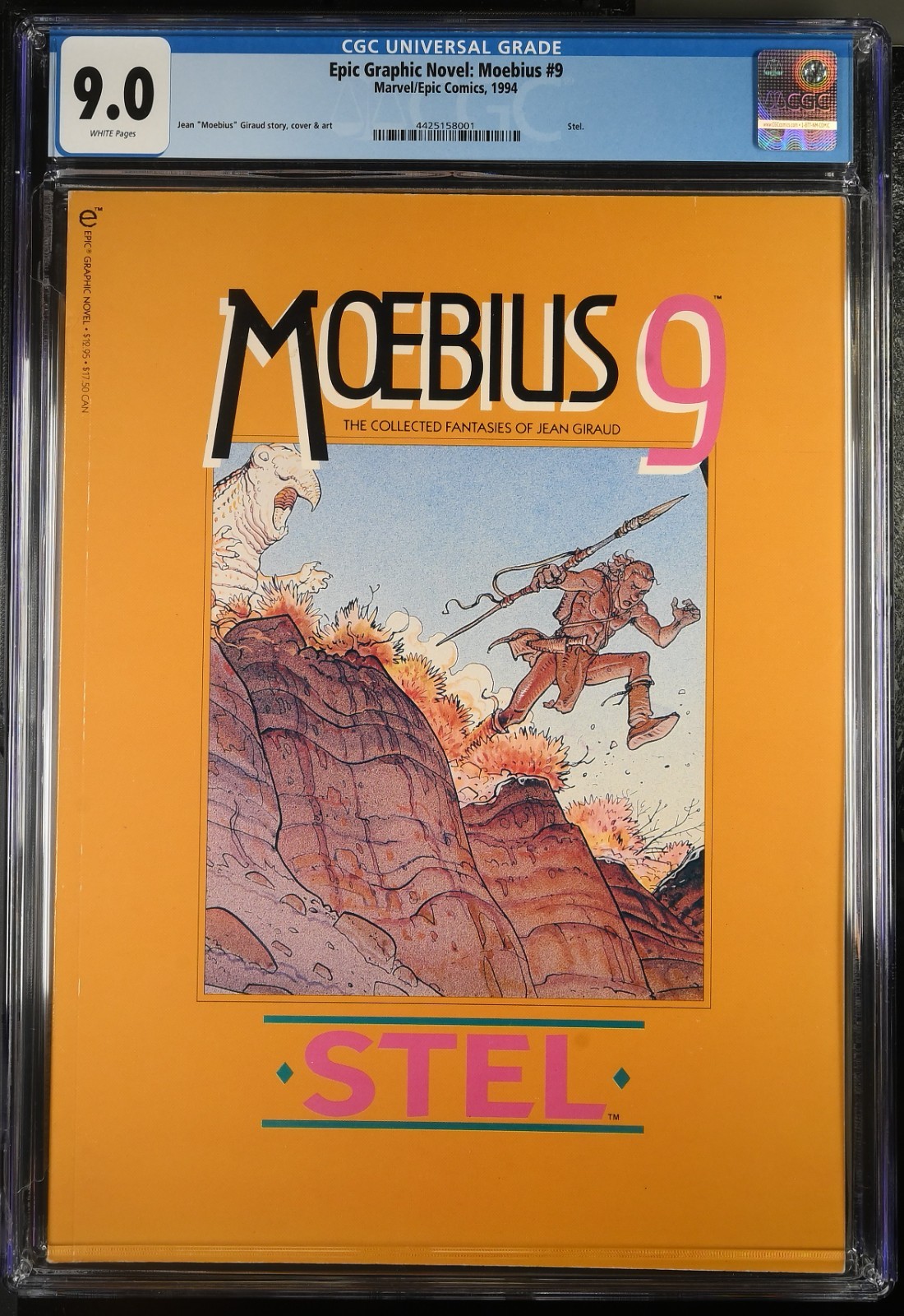 Moebius #9 CGC 9.0 • POP 1 • Only CGC Graded Copy • Rare Epic Comics 1993