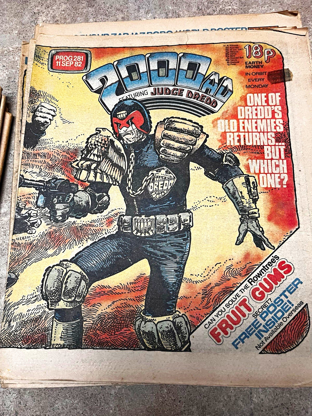2000 AD Judge Dredd 21 Issues 1981 - 1982