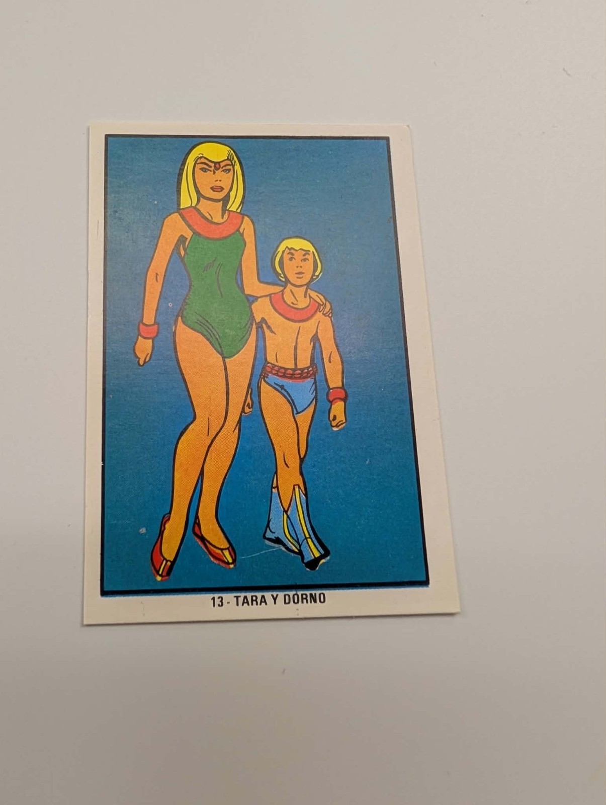 1973 Hanna Barbera Herculoids card #13 Tara Y dorno unglued very rare