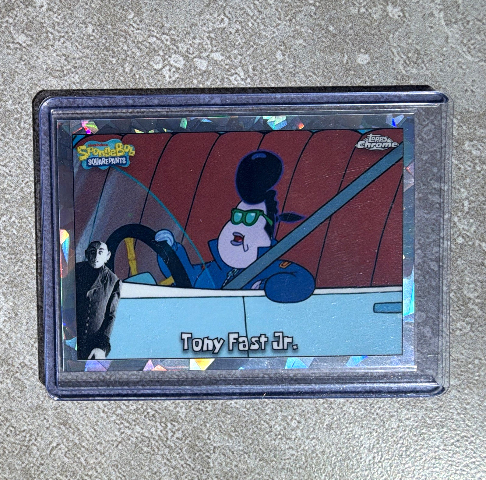 Topps 2025 Topps Chrome SpongeBob SquarePants Tony Fast Jr. Nosferatu SSP