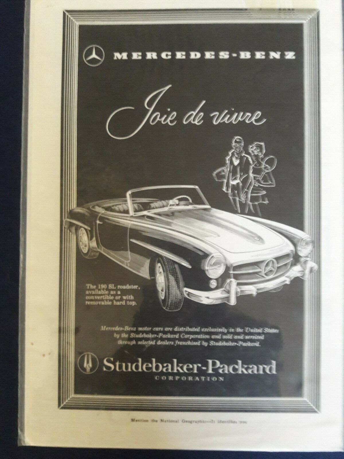 Vintage Classic Mercedes Benz Studebaker Packard Automobile Advertisement