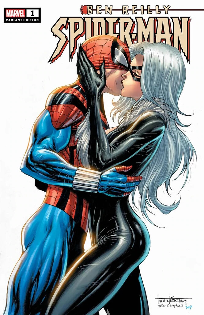 BEN REILLY: SPIDER-MAN #1 (TYLER KIRKHAM EXCLUSIVE J. SCOTT CAMPBELL HOMAGE)