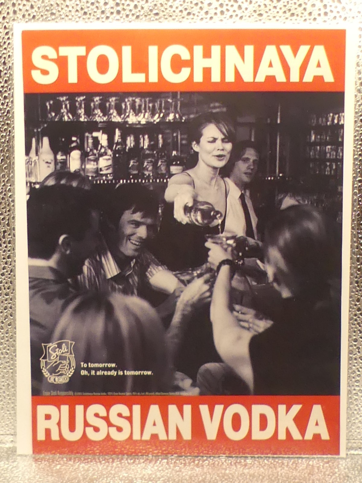 Vintage Stolichnaya Russian Vodka Magazine 2003 Print Advertising Full Page Ad