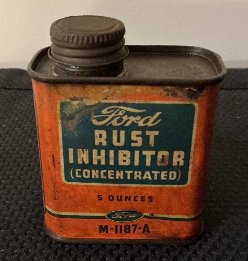 Vintage Ford Rust Inhibitor Metal Can