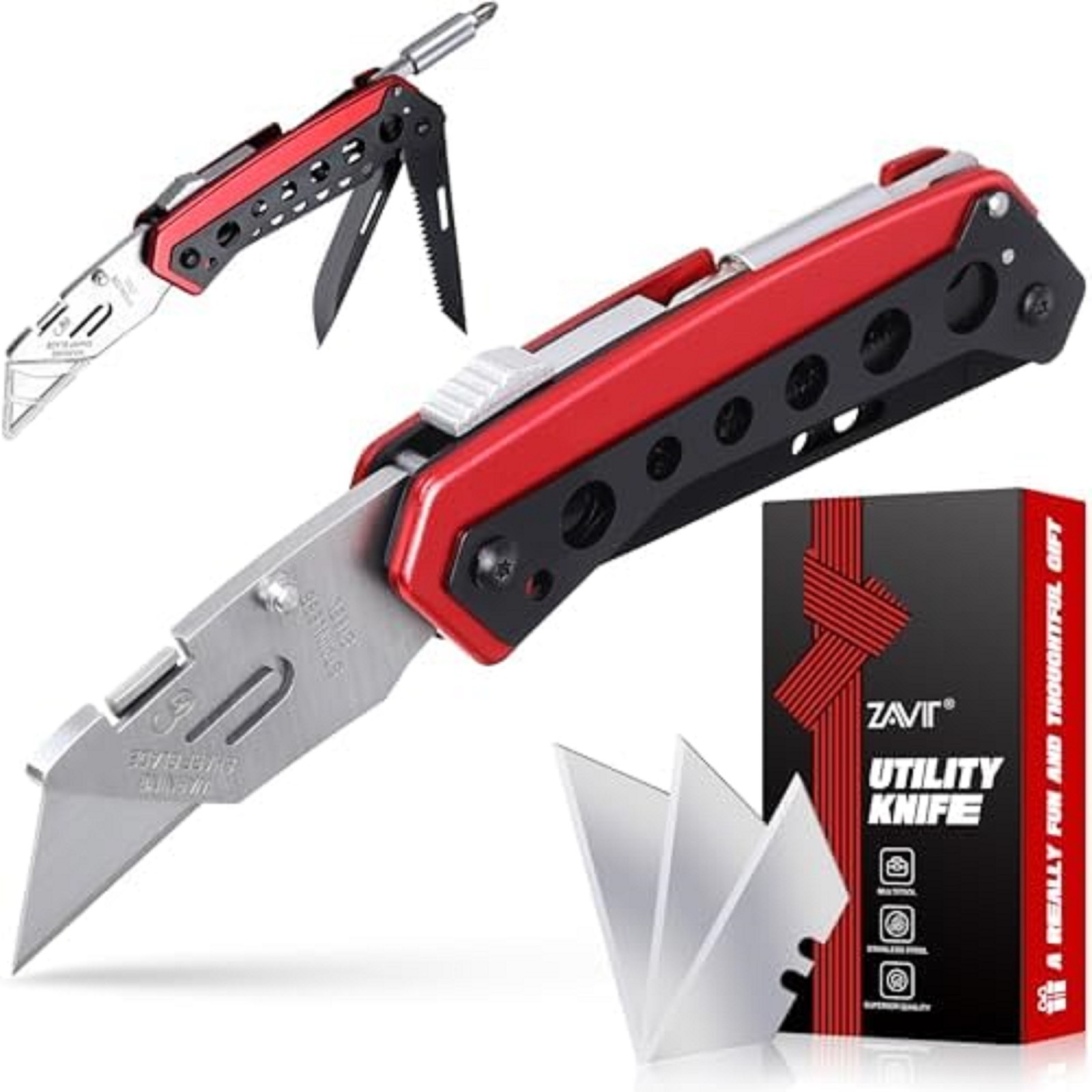 Cuchillas De Bolsillo Super Combo Navaja Tactica Para Trabajo Knife NUEVO