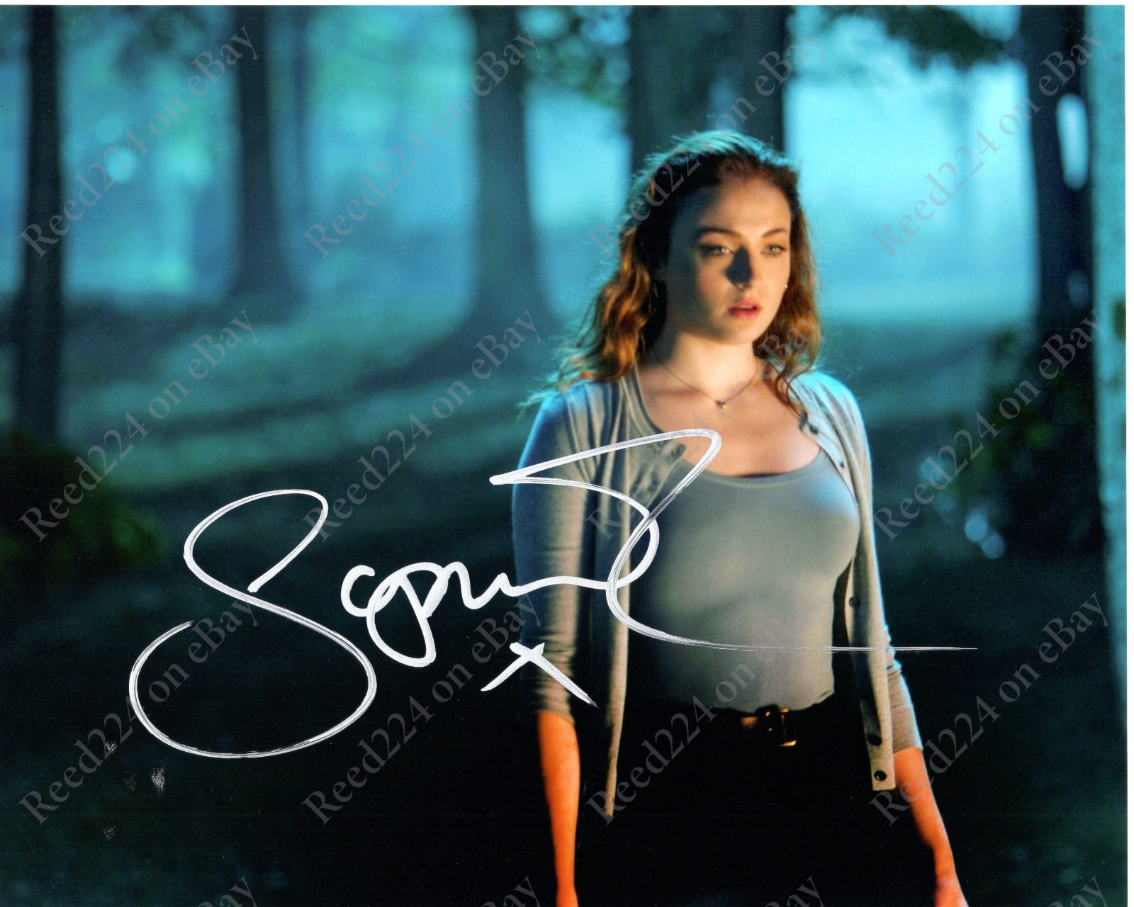 Sophie Turner Signed 8x10 Photo UACC COA + Date, Location, & Event Details