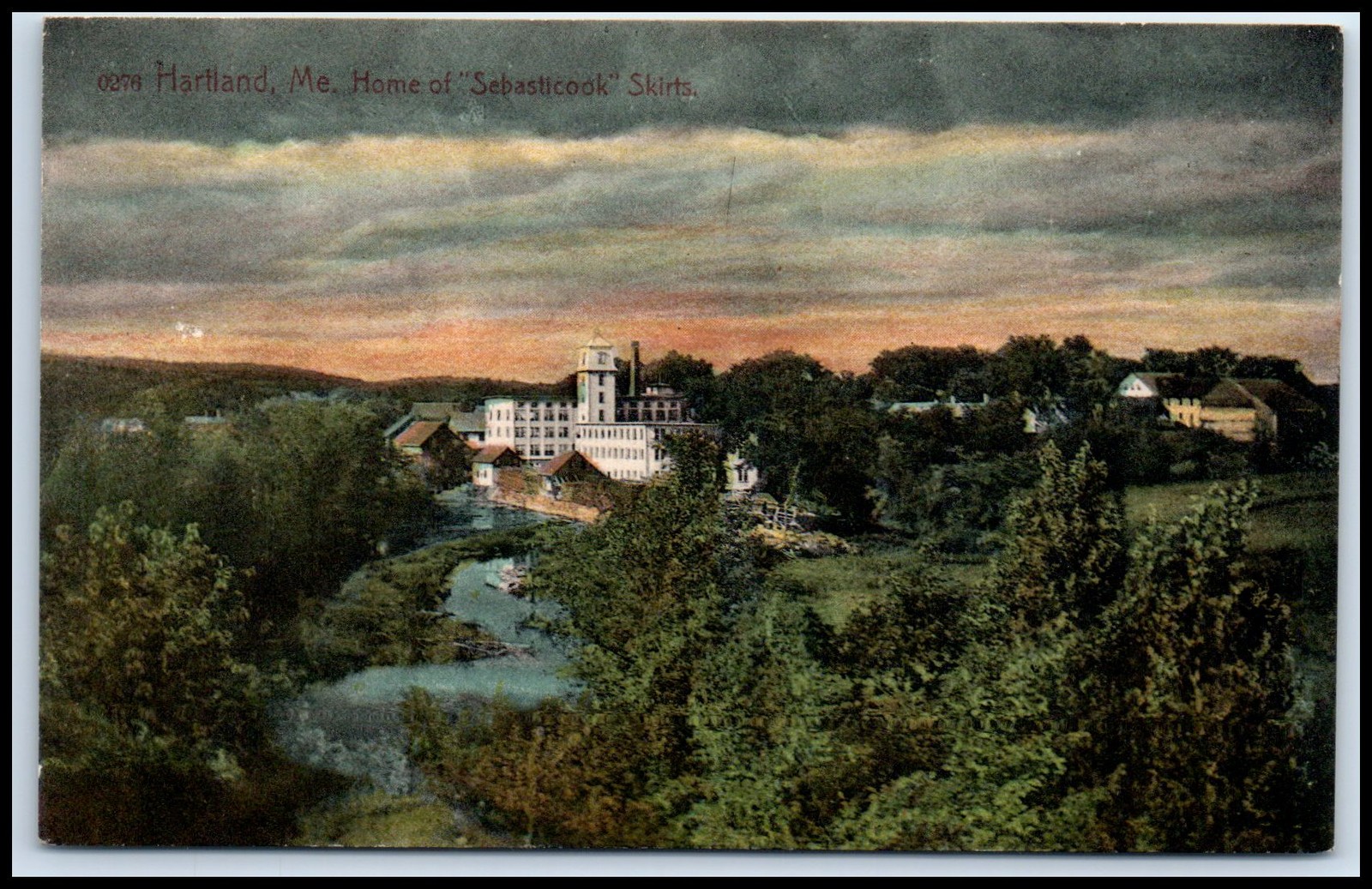 Postcard Hartland, Me. Home Of \