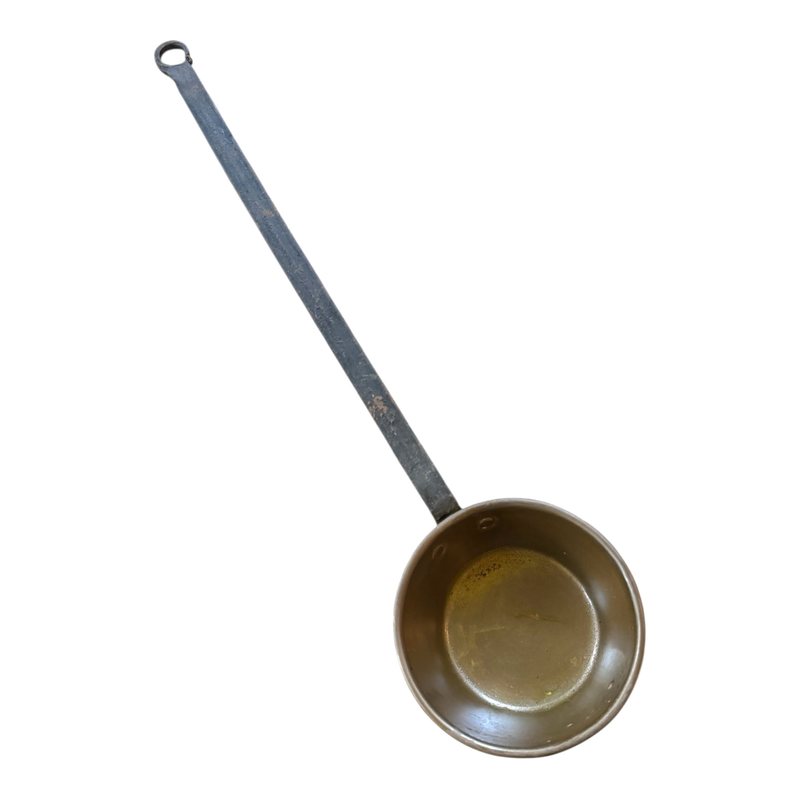 Antique Rustic Farmhouse Primitive Copper & Iron Hand-Forged Ladle Antique Rustic Farmhouse Primitive Copper & Iron Hand-Forged Ladle