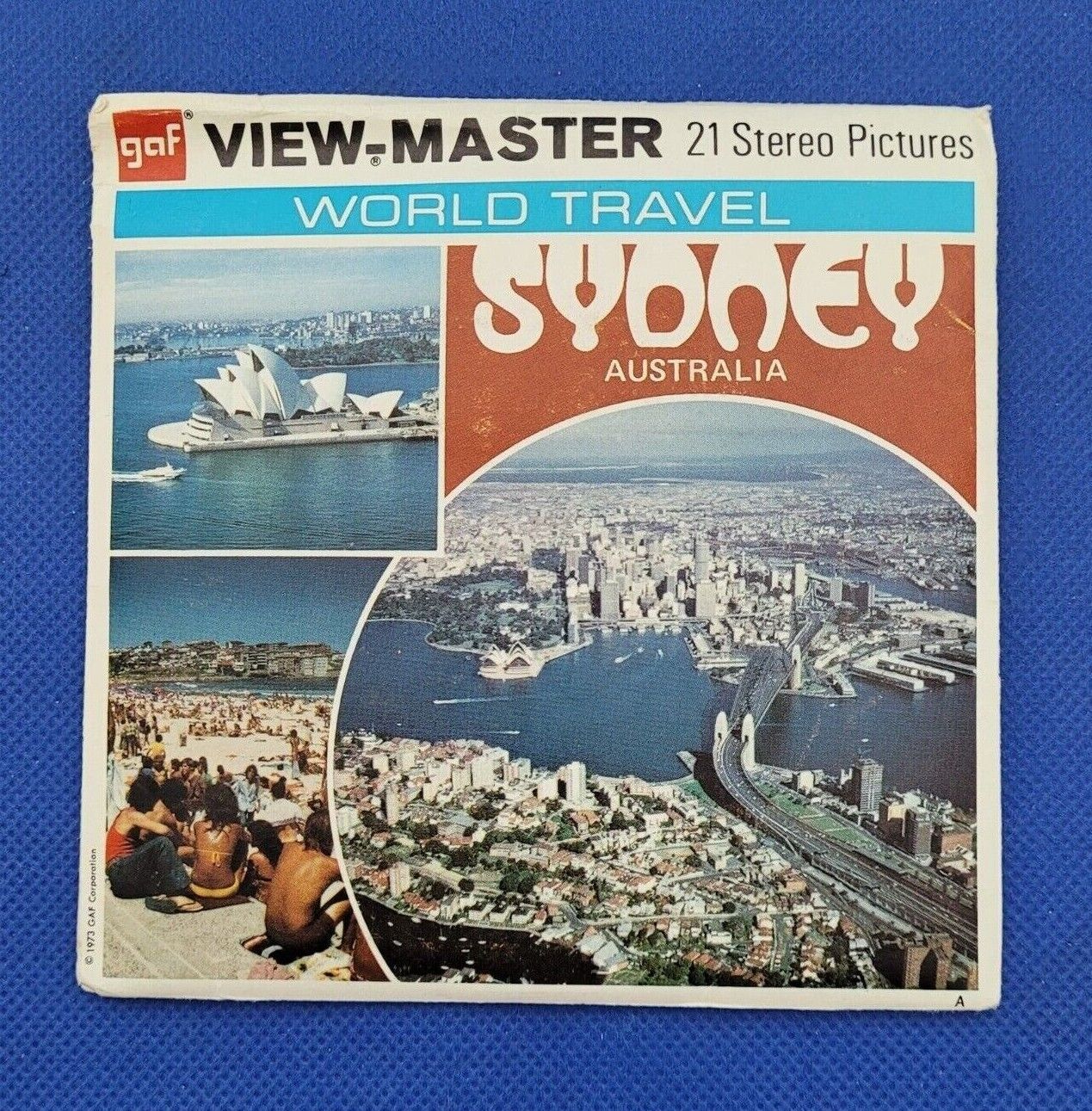 COLOR Gaf B286 Sydney New South Wales Australia view-master 3 Reels Packet