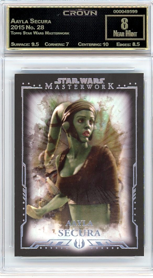 2015 Aayla Secura Topps Star Wars Masterwork #28 Crown 8.00