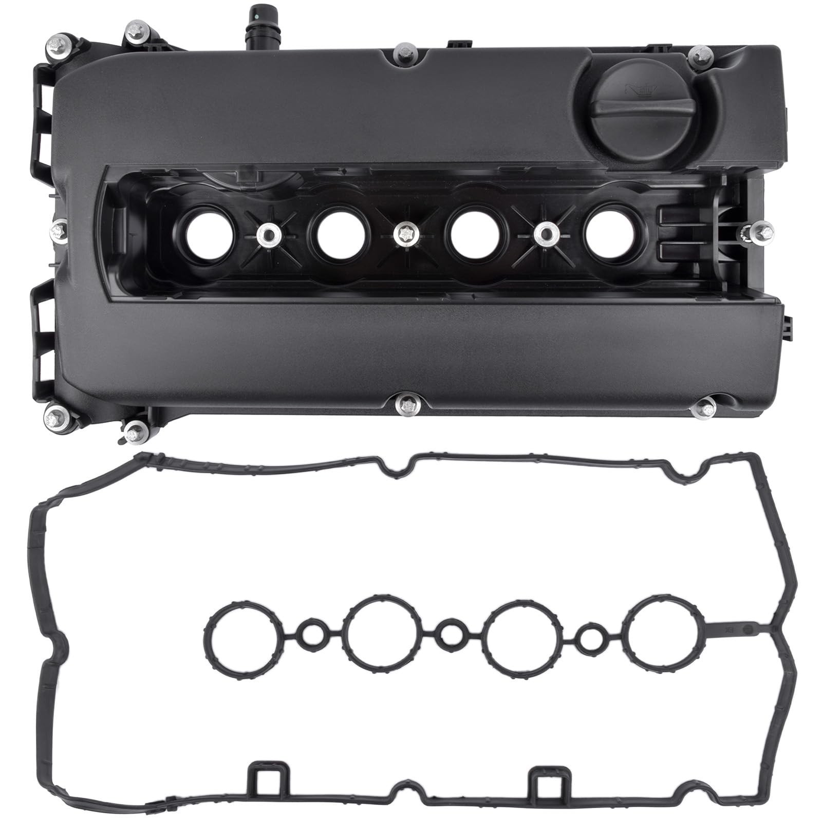 55558673 Camshaft Valve Cover w/Gasket Compatible with Chevy 2011-2015 Cruze ...