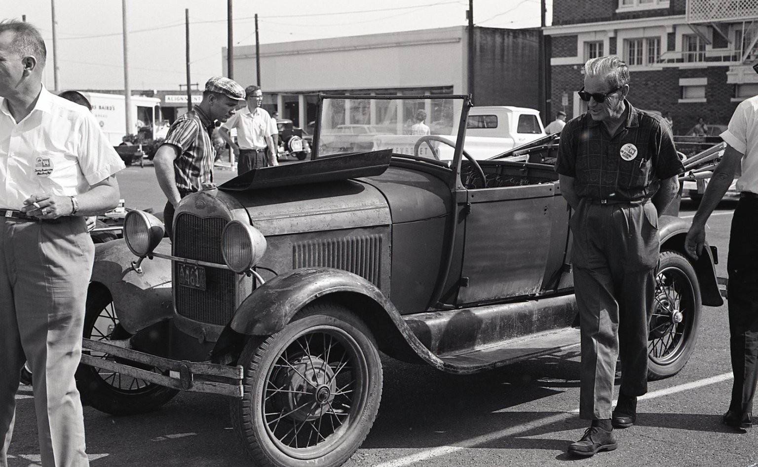 sl47 Negative 1960\'s Waco Texas Antique Car Show Model A Roadster 325a sl47 Negative 1960\'s Waco Texas Antique Car Show Model A Roadster 325a