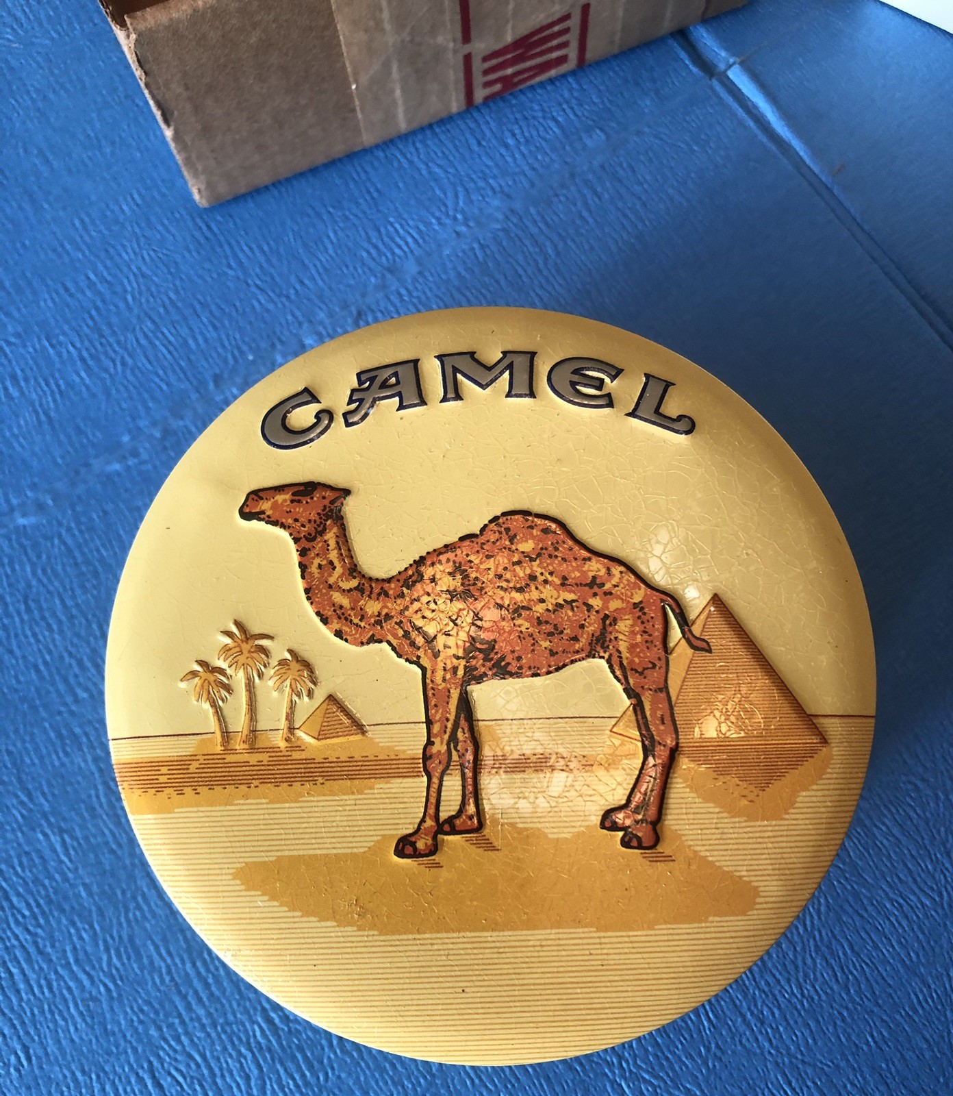 Camel Cigarettes Camel Zippo w/tin and ashtray NIB