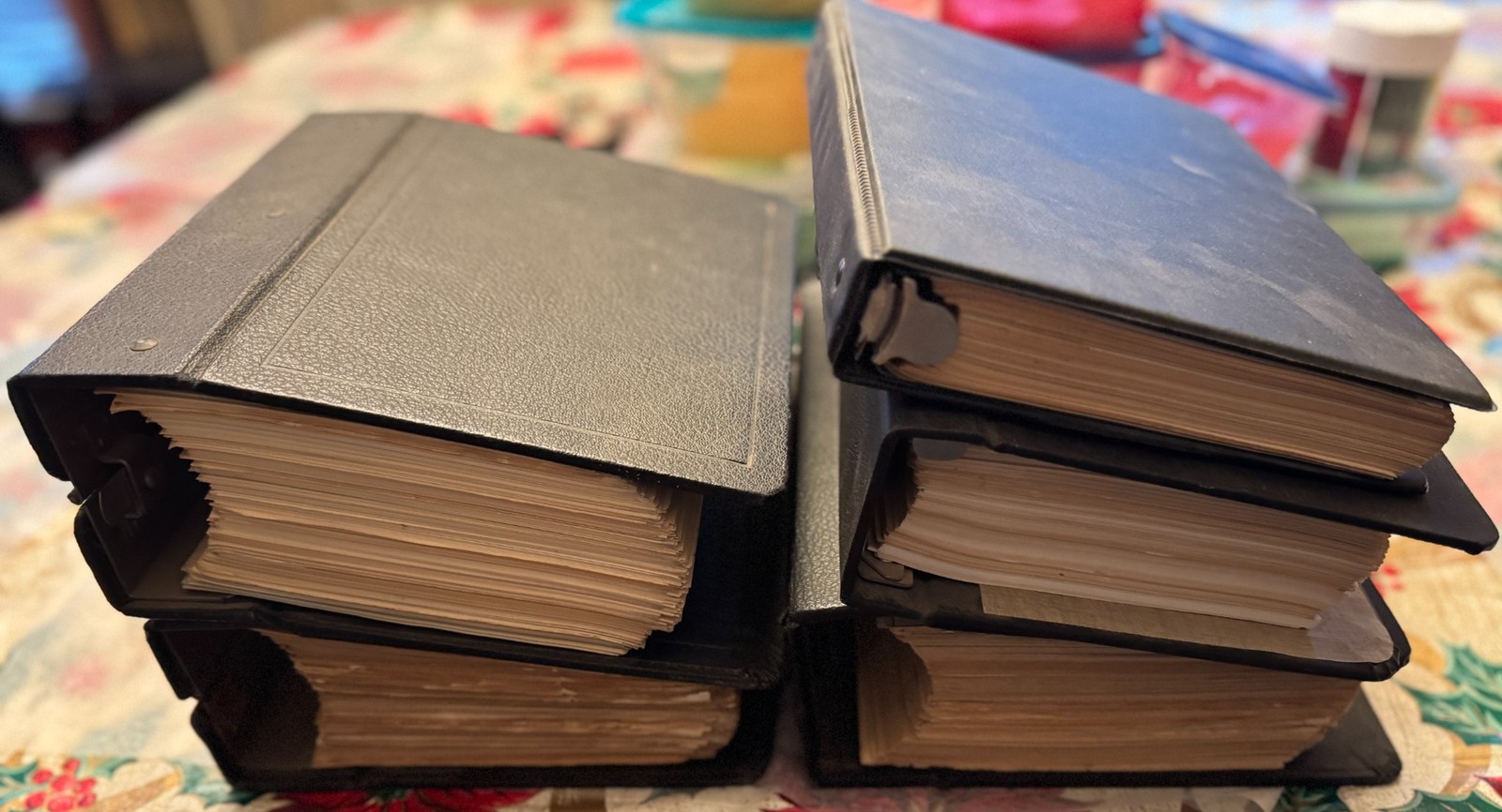 Lot of 5 Vintage Border Patrol Immigration Binders 60's- 80's * 1000's of Pages