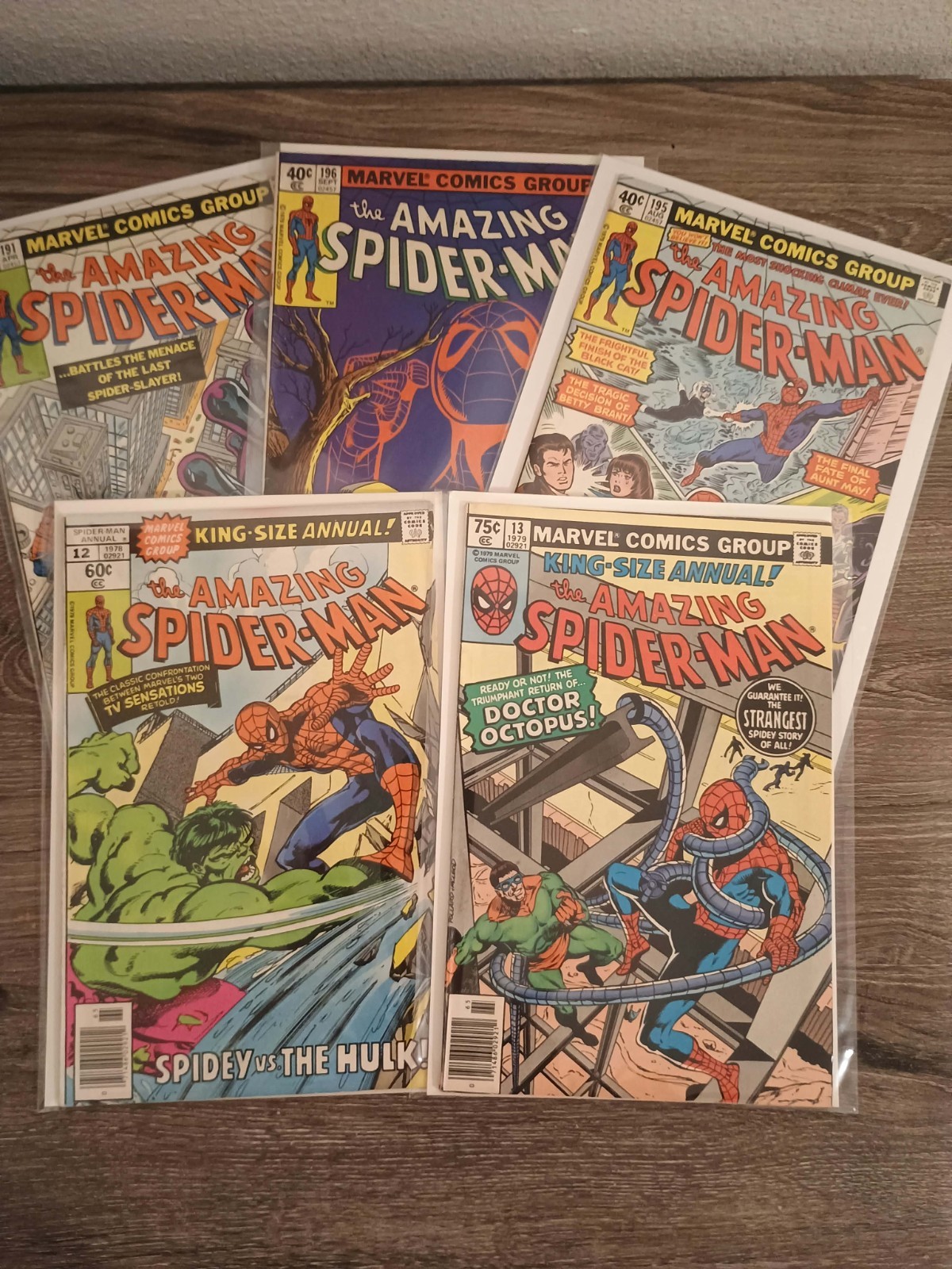 Vintage Marvel Comics Bronze Age Lot The Amazing Spider-Man Some Keys/Newsstands