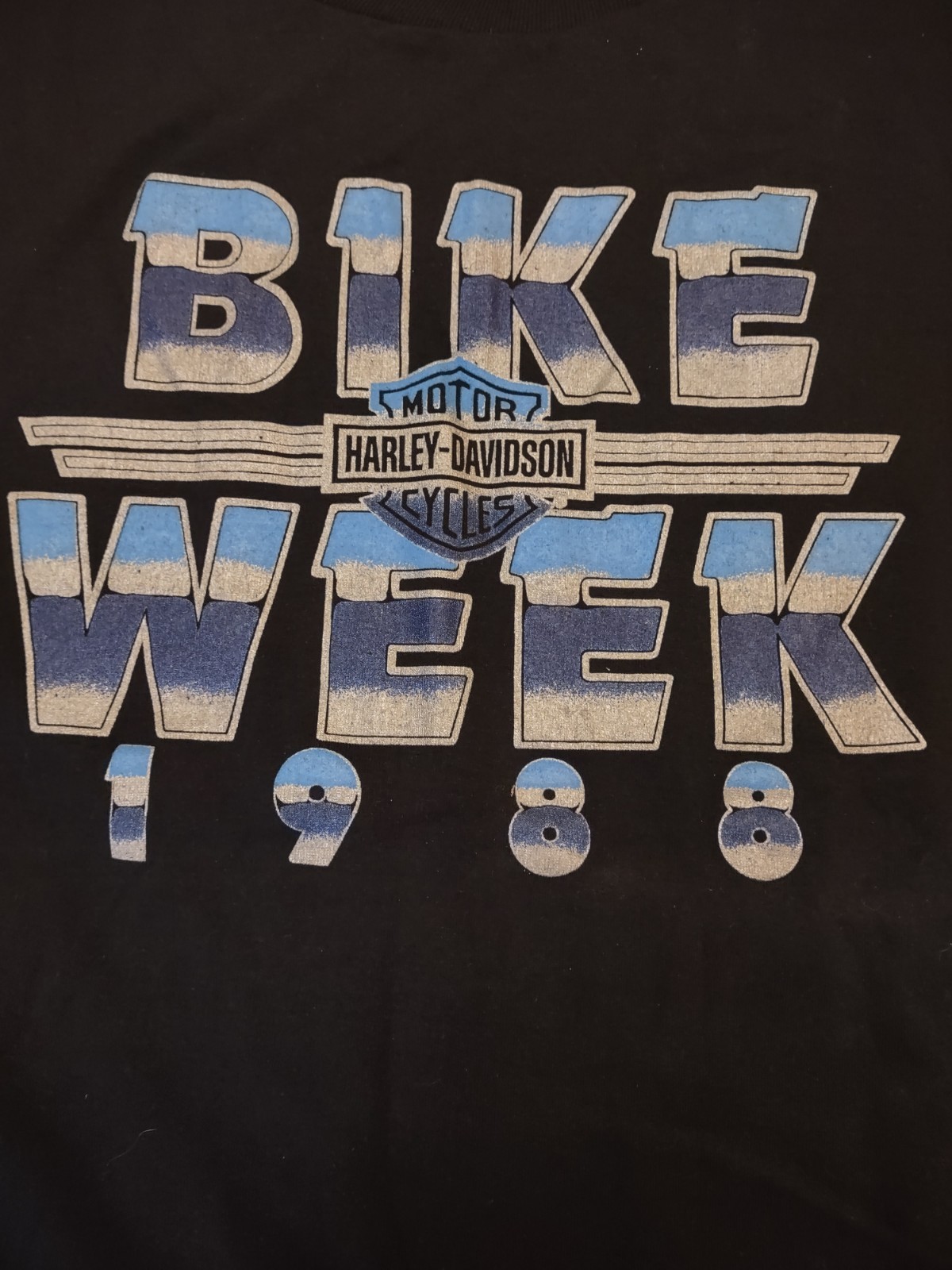 Harley Davidson Vintage t shirt XL 1988 BIKE WEEK  Daytona Beach GREAT CONDITION