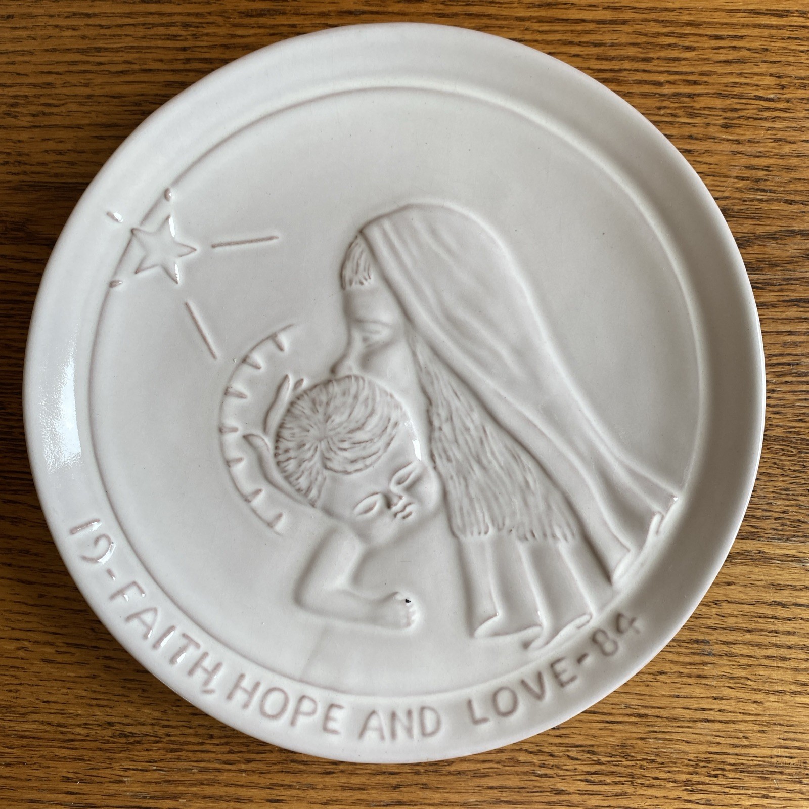 1984 FRANKOMA Christmas Plate \
