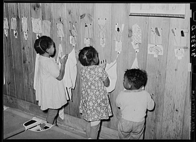 Photo:Arkansas Lakeview Nursery School 1940s Children Washing Hands