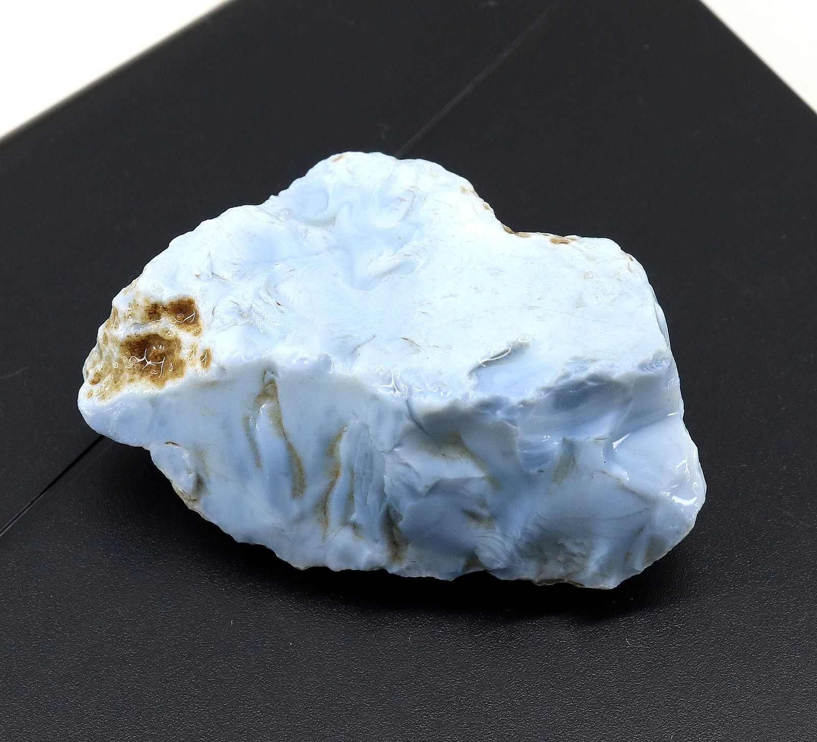 Untreated 130 Ct. Natural Certified Sky Blue Australian Opal Rough Gemstone