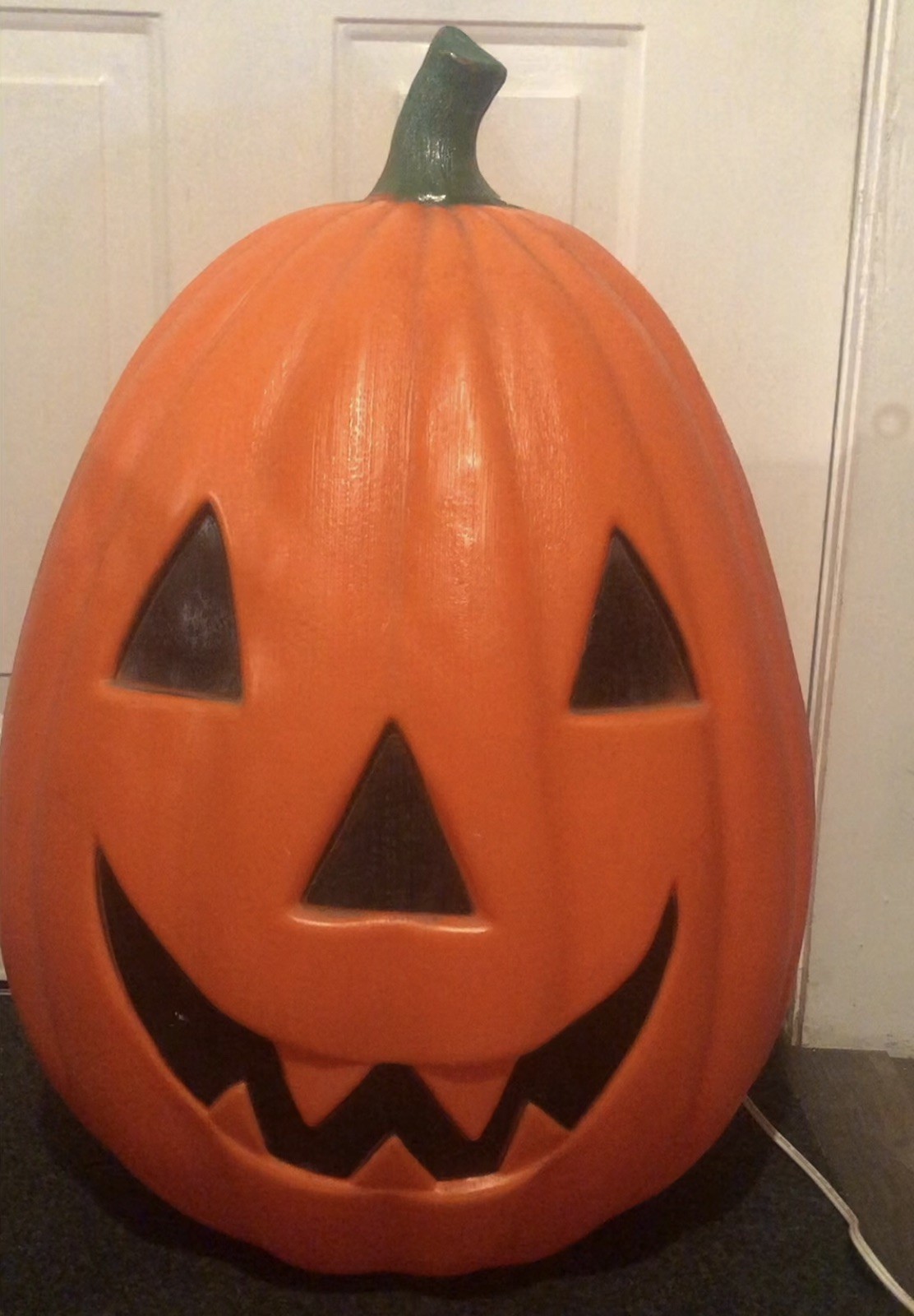 Large 30 Inches Tall vintage blow mold jack o lantern