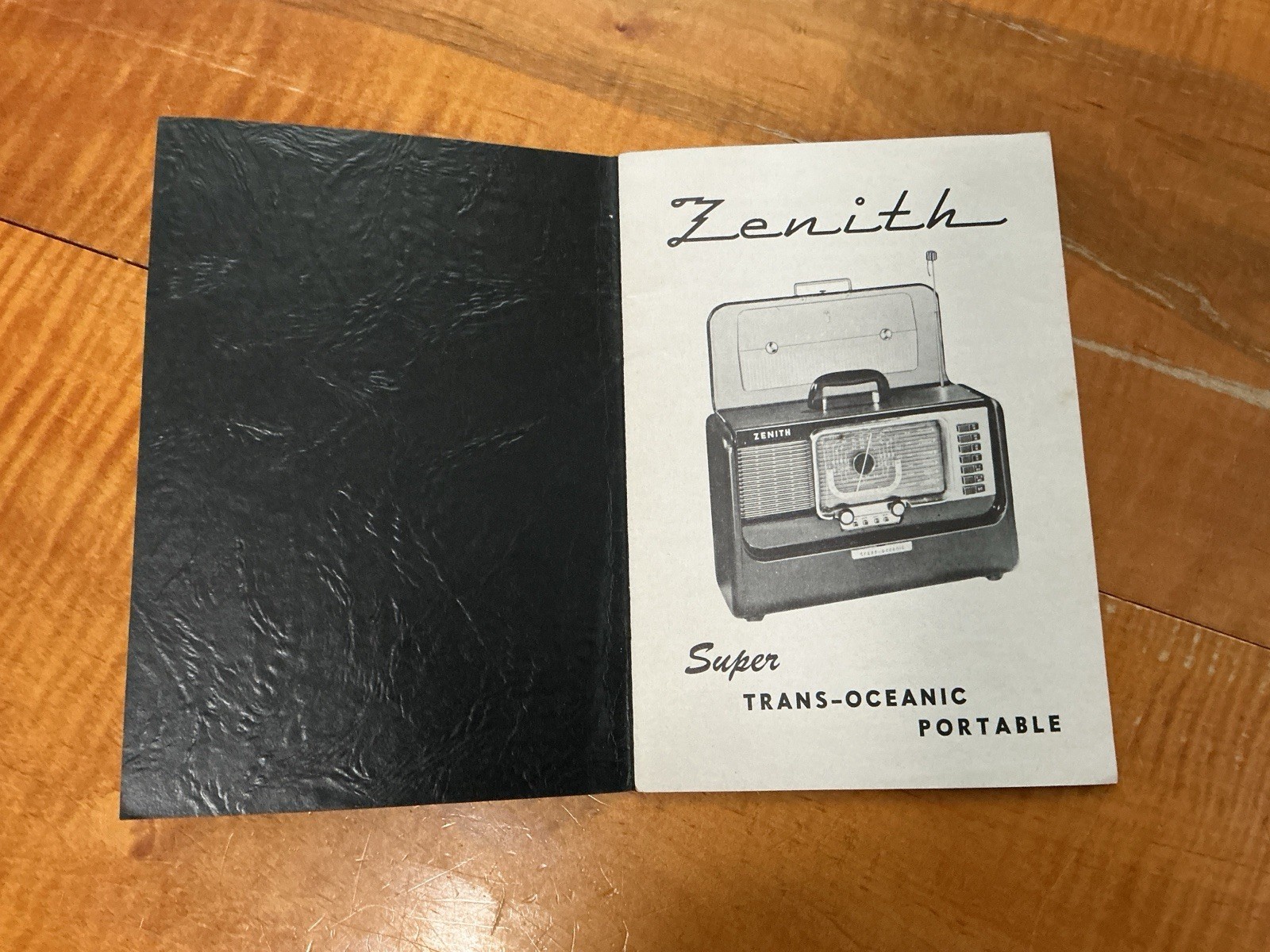 Vintage Zenith Super Trans-Oceanic Portable Operating Guide Model H500 5H40 MINT Vintage Zenith Super Trans-Oceanic Portable Operating Guide Model H500 5H40 MINT